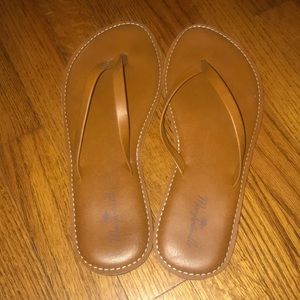 Tan sandals